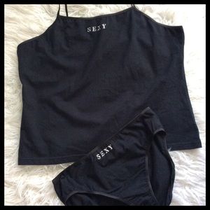 NWOT Sexy Camisole/Panty Set